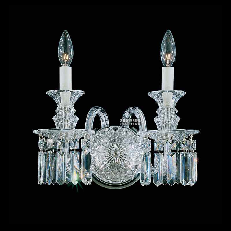 2 Lights Baccarat Wall Lamp Crystal Wall Sconce