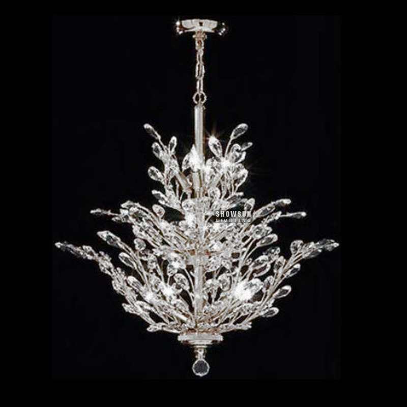 Height 69 CM Empire Chandelier Crystal Chandelier Lighting For Bedroom