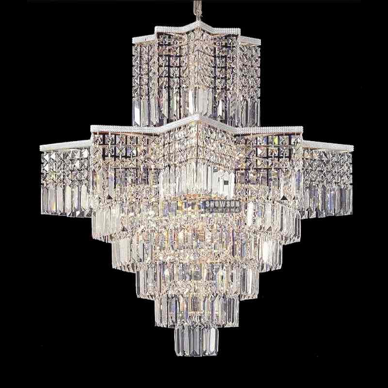 Height 90 CM Empire Chandelier Crystal Chandelier Lighting For Living Room