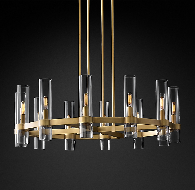 36'' Round Ravelle Modern Chandelier