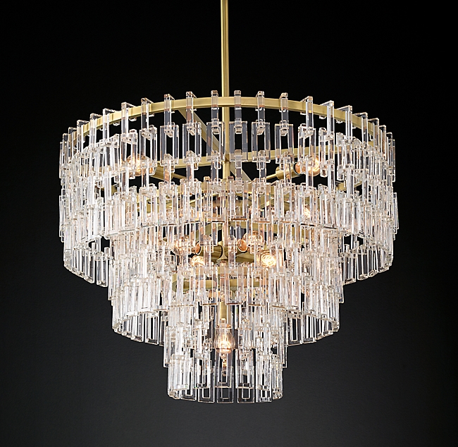 37'' Round Marignan Crystal Chandelier