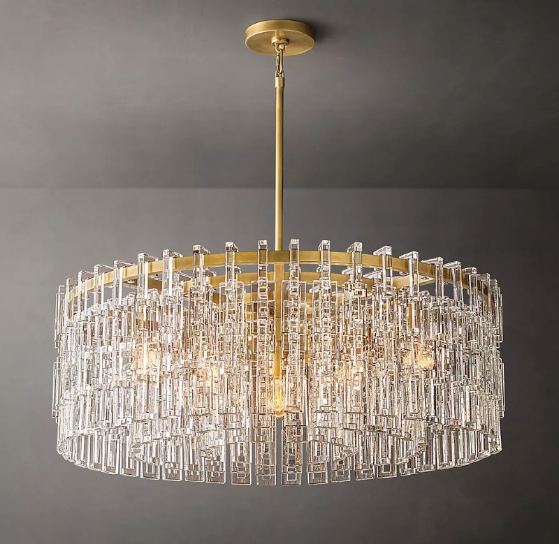 36'' Drum Marignan Crystal Chandelier