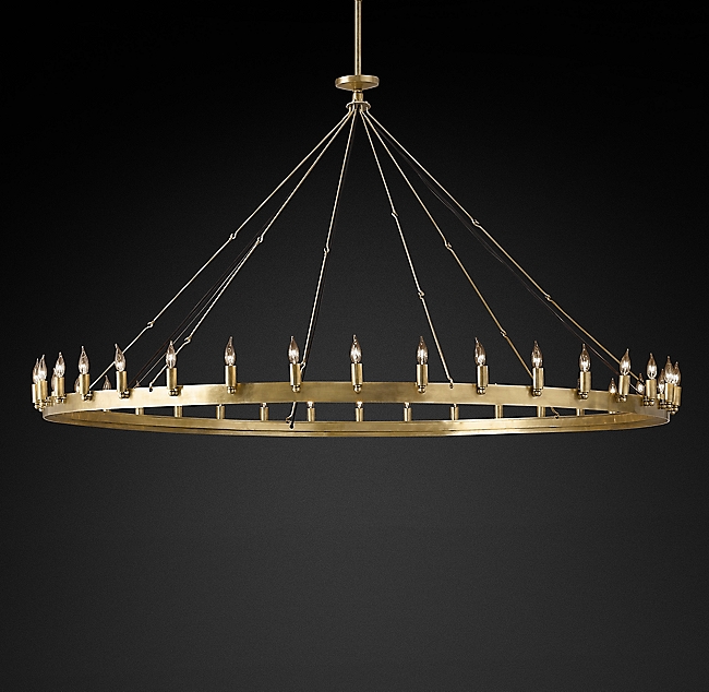 73'' Camino Vintage Round Chandelier