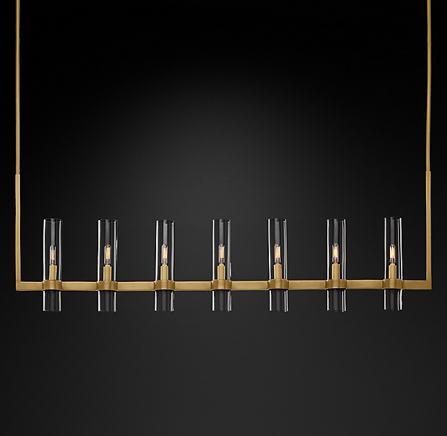 59'' Linear Ravelle Modern Chandelier