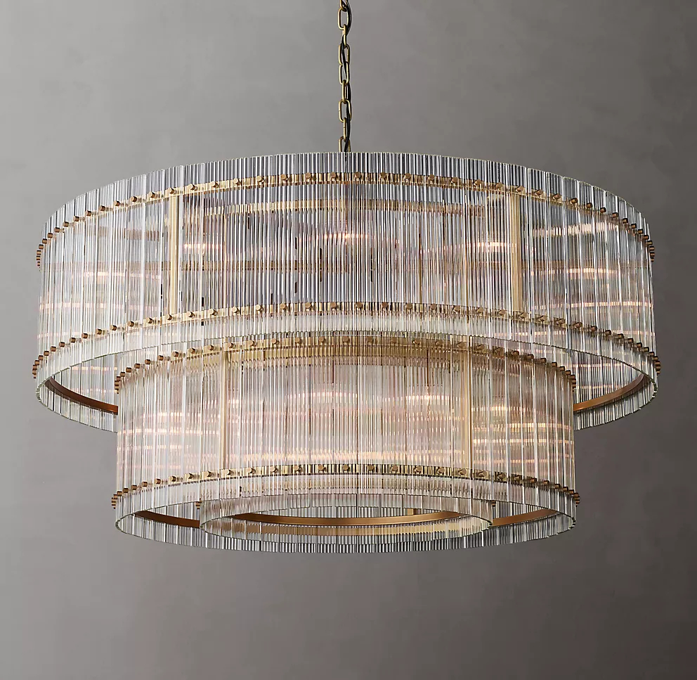 60" SAN MARCO TWO-TIER ROUND CHANDELIER
