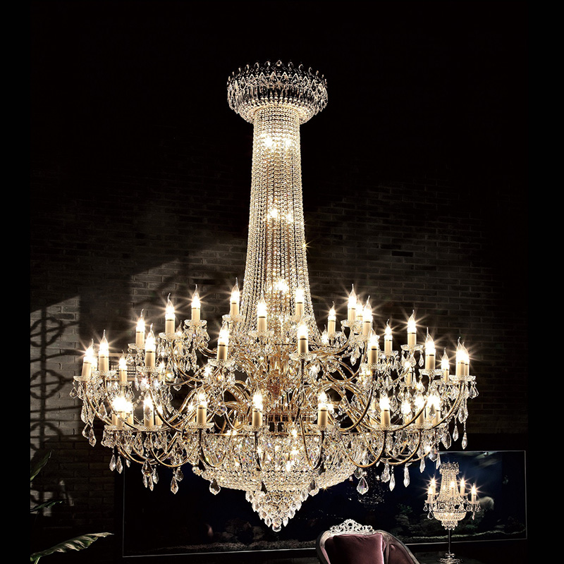 Oversized Chandelier K9 Crystal Chandelier for Foyer