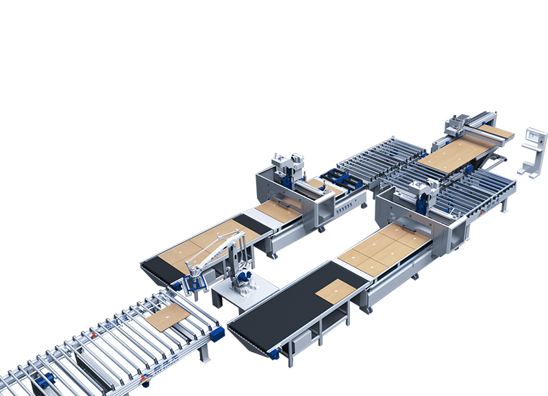 Automatic Customized Panel Furniture Production Line 