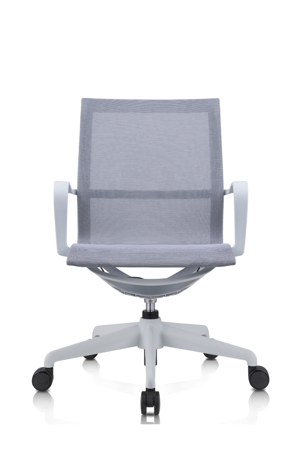 Grey Conference Mesh Chair