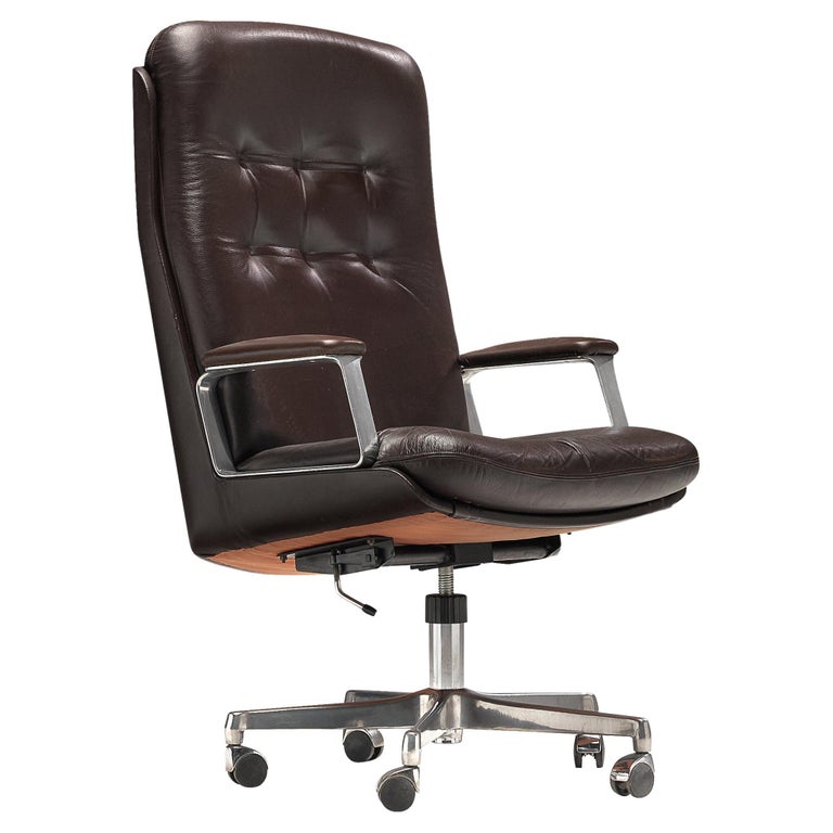 Leather Office Chair. Leather Desk Chair. Office Desk Furniture. Wooden Office Chair.  brown leather office chair leather office chair