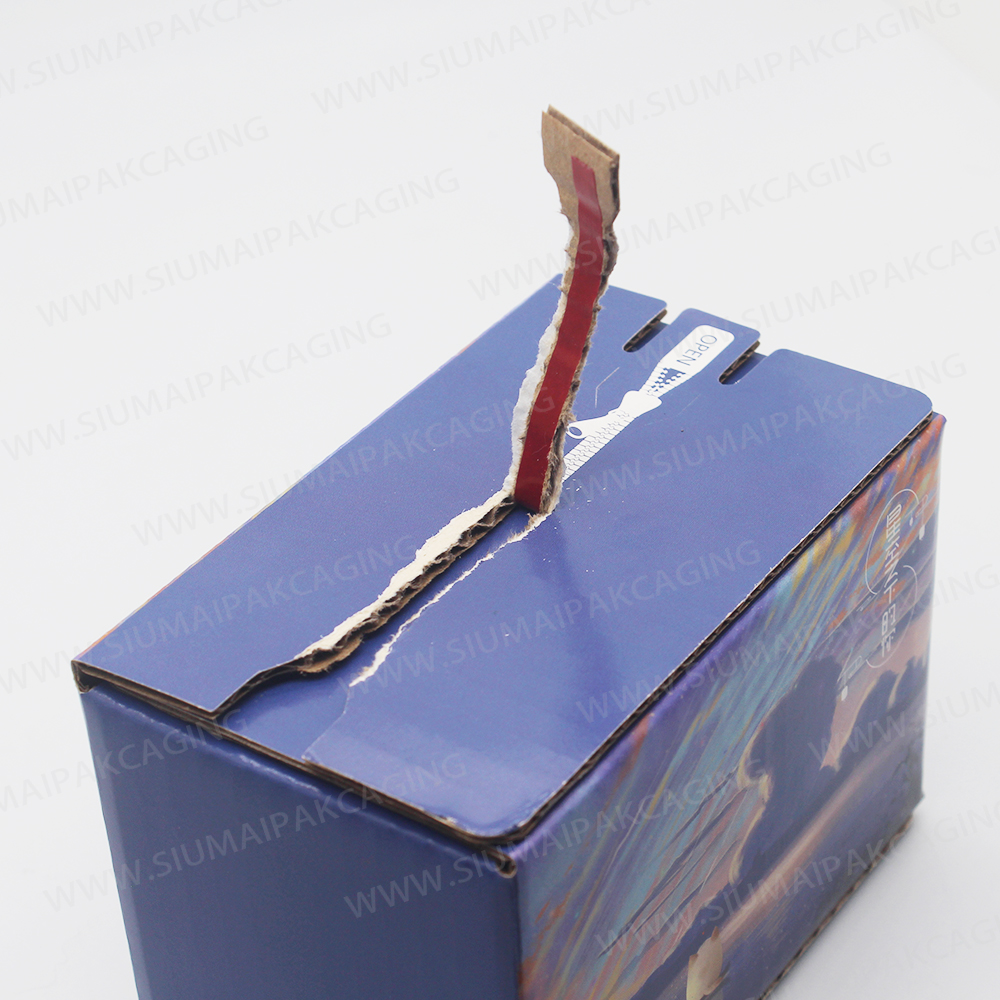 SIUMAI Corrugated shipping boxes custom packing zipper carton cardboard box