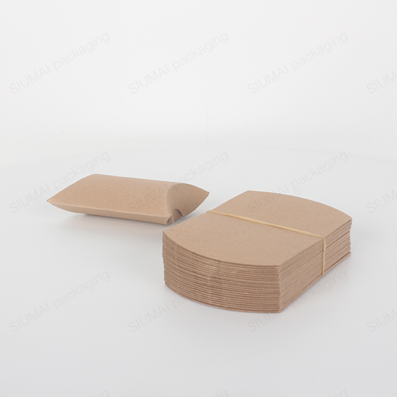  Universal Kraft Paper Pillow Box Large Pillow Gift Box Brown Paper Candy