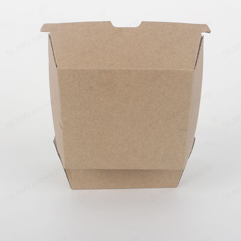 Corrugated Kraft Paper Burger Box