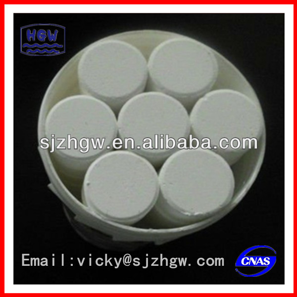 white tablet or granule Dichloroisocyanuric acid