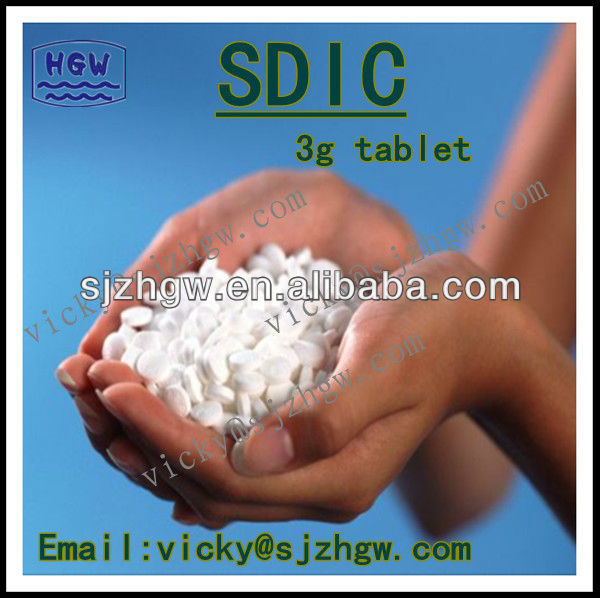 Sodium Dichloroisocyanurate/SDIC 56%&60%
