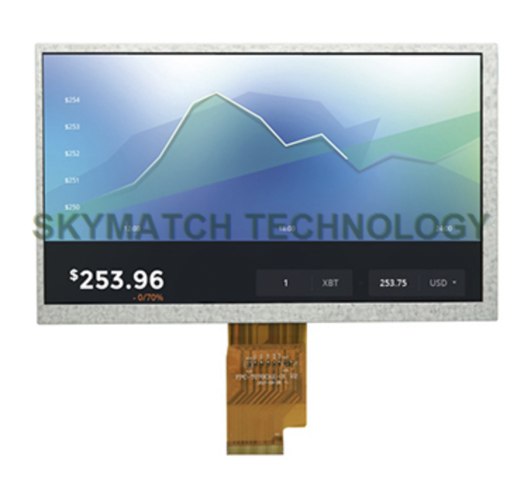 7.0inch LCD Resolution 1024*600 