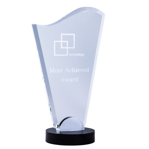 Custom transparent acrylic souvenir trophy