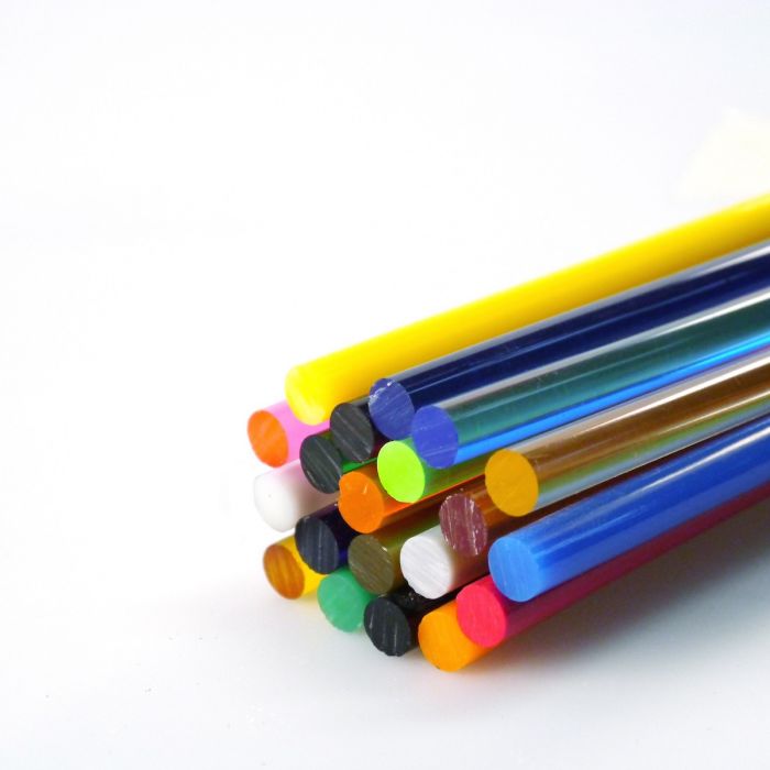 Acrylic Solid Rod Large Plastic OEM Customized Polish Building Surface Color Material Decoration Origin Type Stable