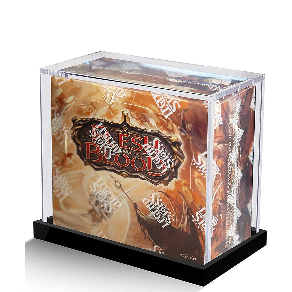 Custom Acrylic Display Storage Clear Acrylic Booster Box Case