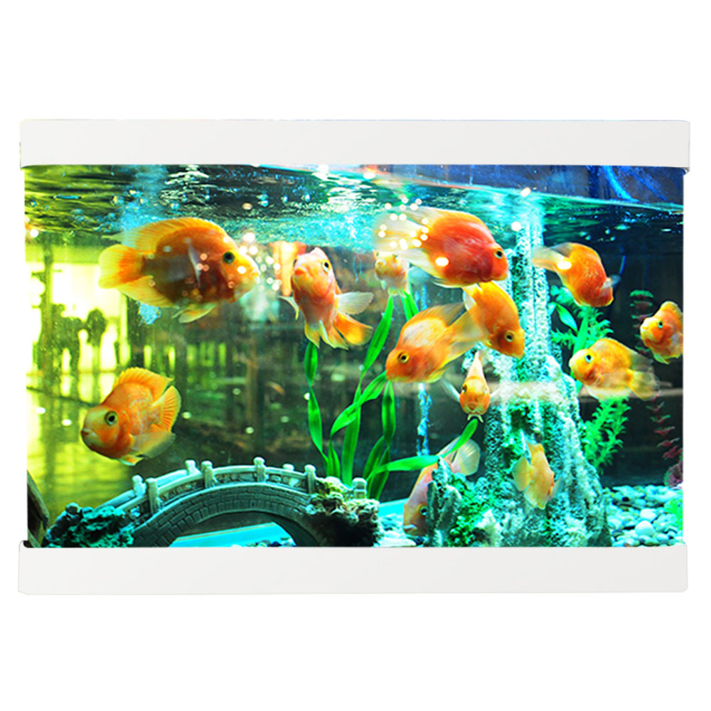 Desktop Plexiglass Acrylic Aquariums &amp; Accessories  Fish Tank With Water Filtration Air Pump Tank and Led Light For Home Decor