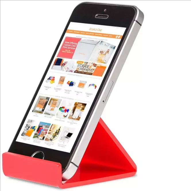 Customized Acrylic Phone Cell Phone Pad Desktop Display Stand and Racks