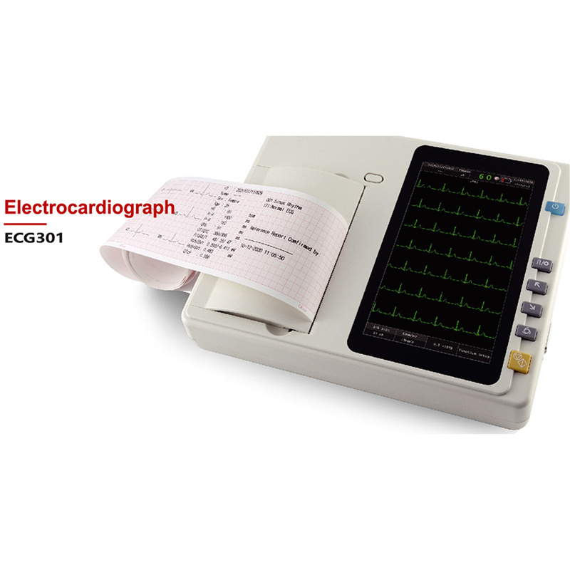 ECG machine SM-301 3 channel portable ECG device