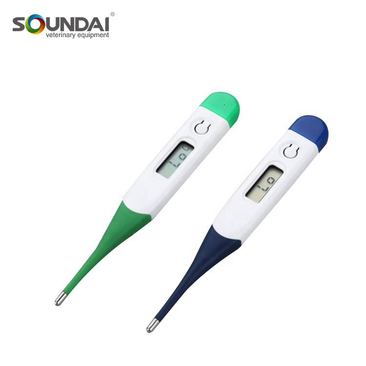Soft headed animal electronic thermometer