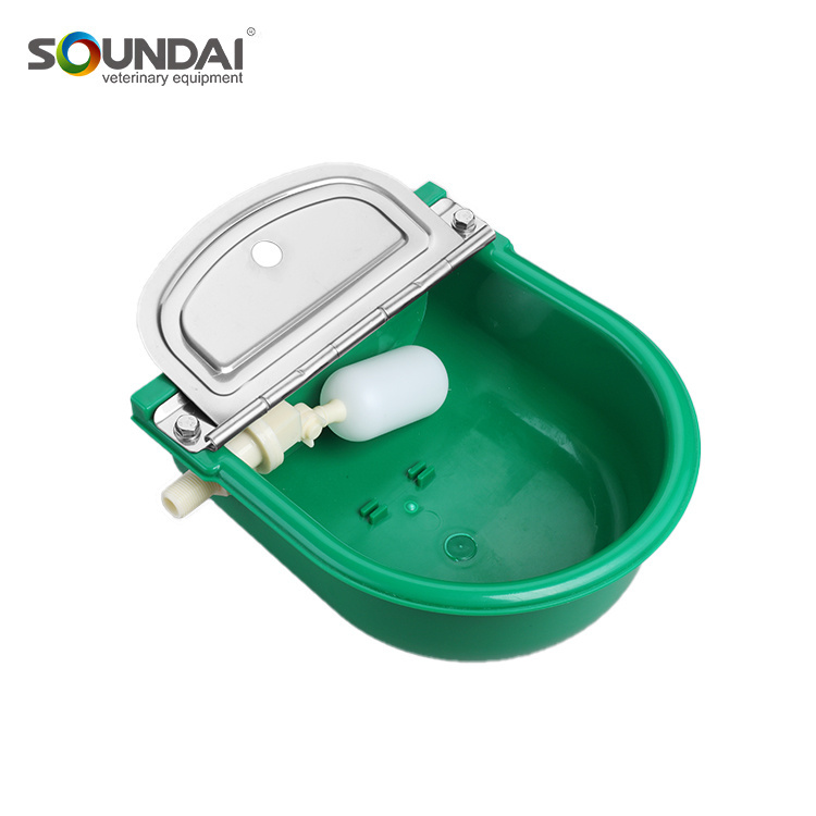 SDWB08  5L Plastic Drinking Bowl With Stainless Steel Flat Cover