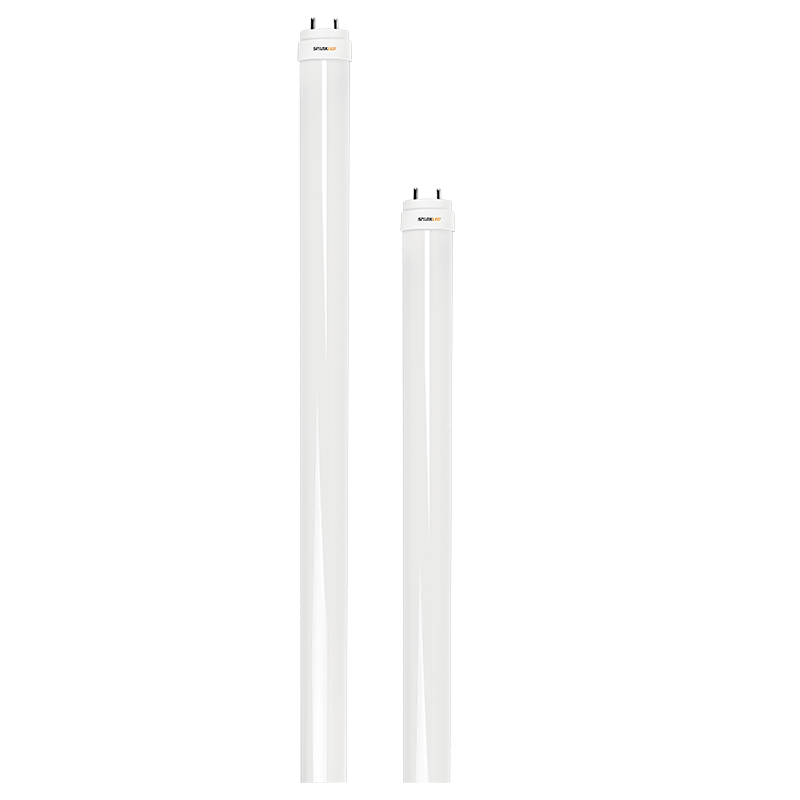  High-light T8 Glass LED Tubes Short Plug