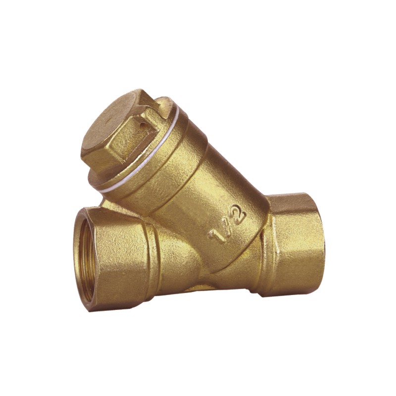 Y-type filter valve, brass filter valve, thickened brass filter valve