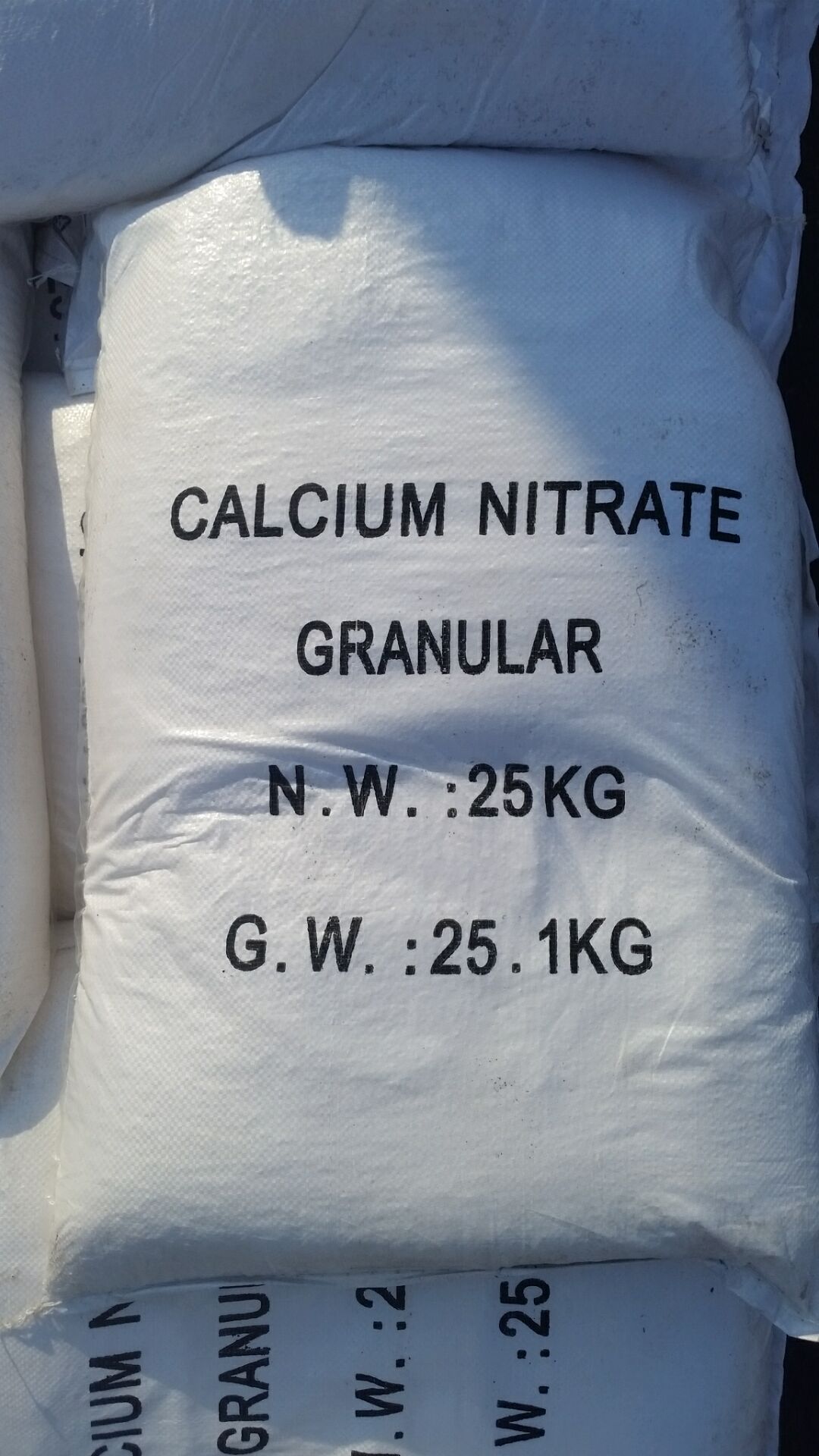 Calcium Nitrate granular bag