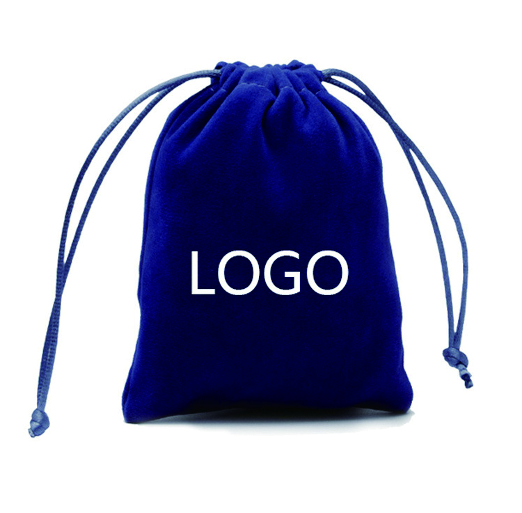 Custom Drawstring Bags Velvet Gift Bag Rectangular Small Pouch
