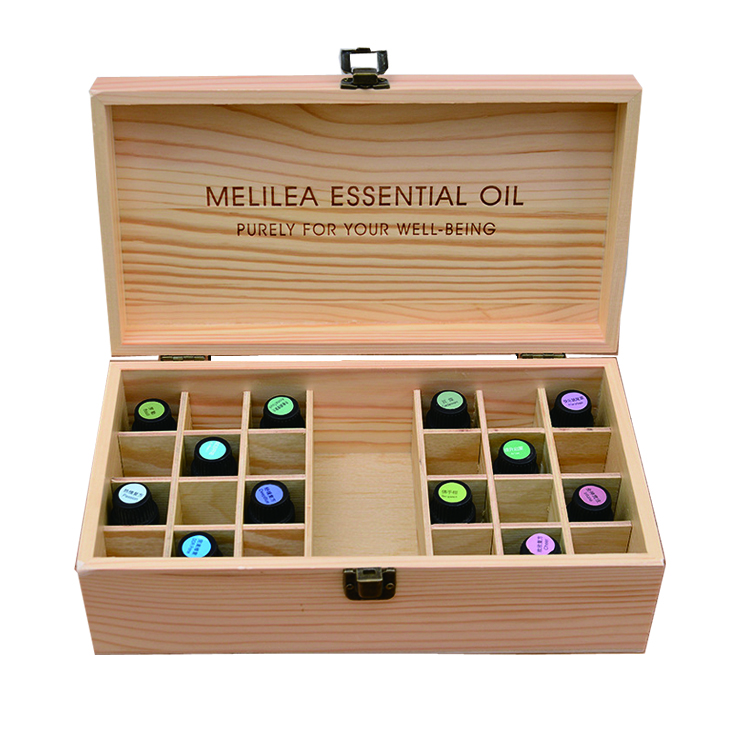 Wooden Storage Boxes with Lids Wood Essential Oil Box Packaging Box