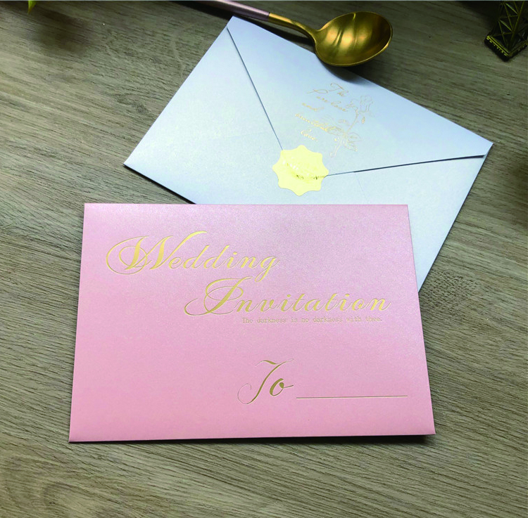 C5 Envelope with Gold Foil and Sticker Wholesale Supplier