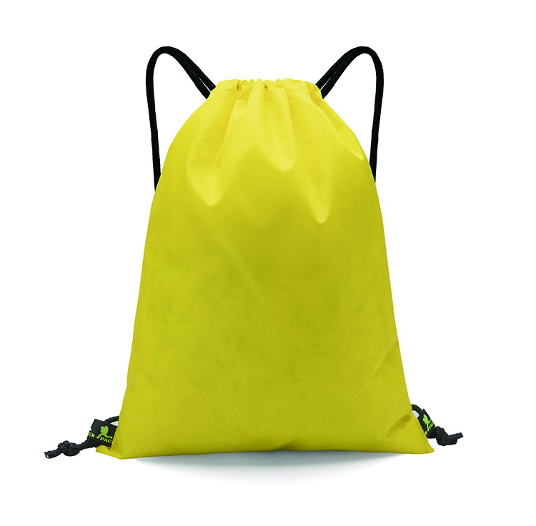 Nylon Drawstring Bags Waterproof Swimming Sports Shoes Backpack