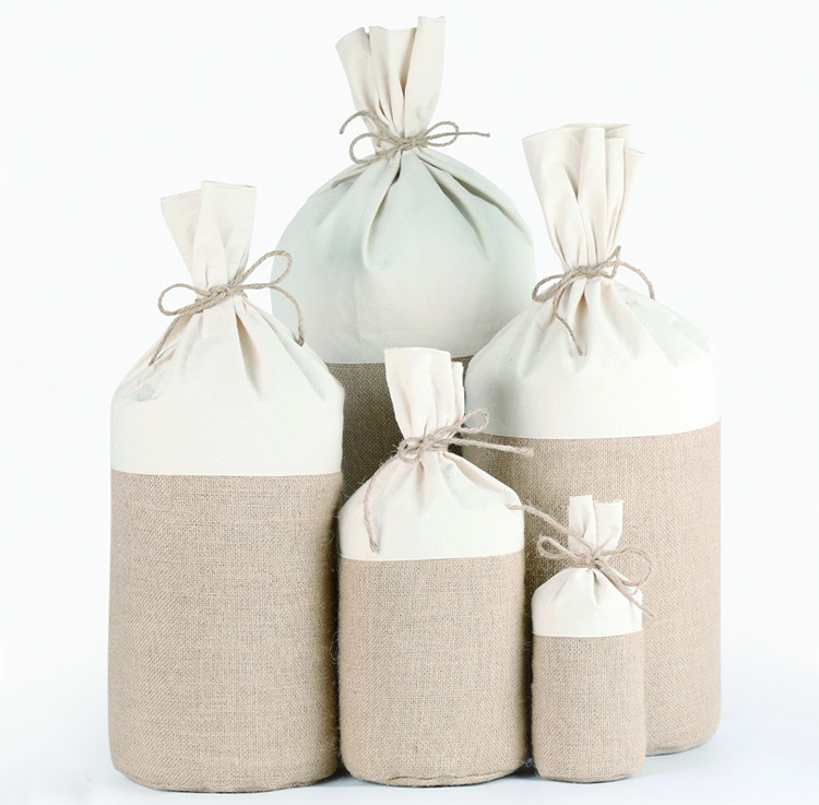 Small Drawstring Bags Custom Design For Coffee Bean Packaging