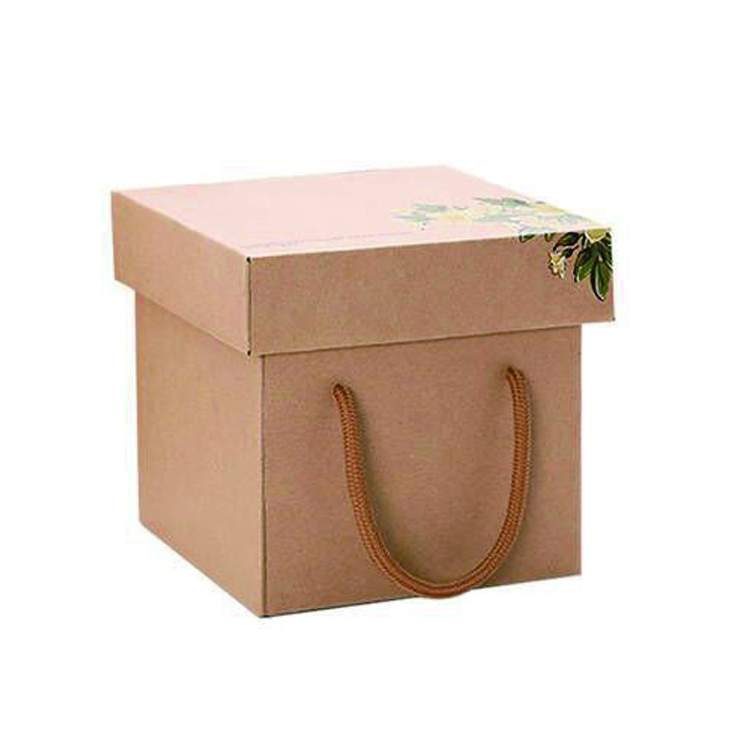 Gift Box Packaging Christmas Cardboard Gift Box with Handle