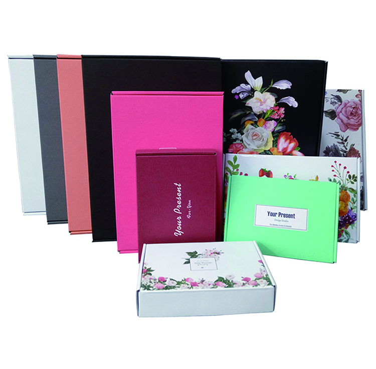 Custom Boxes with Logo Flat Pack Folding Corrugated Mailer Box