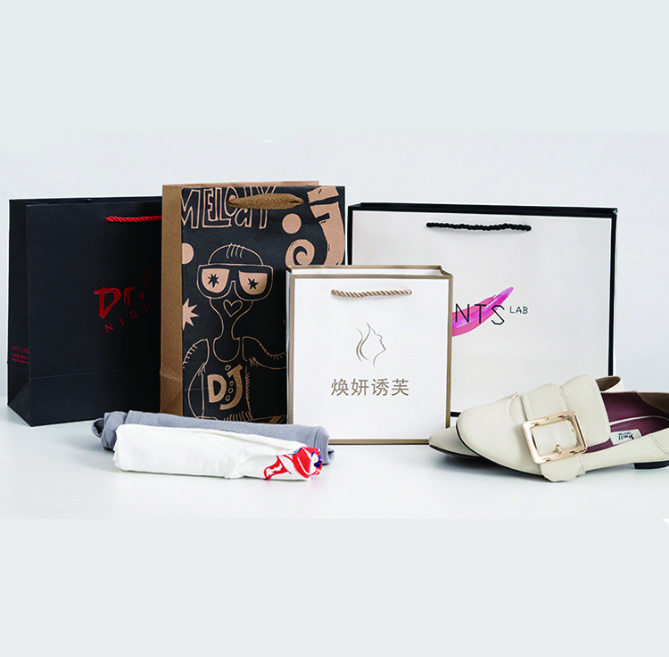 Paper Gift Bags Custom Luxury Cardboard Packaging Bags