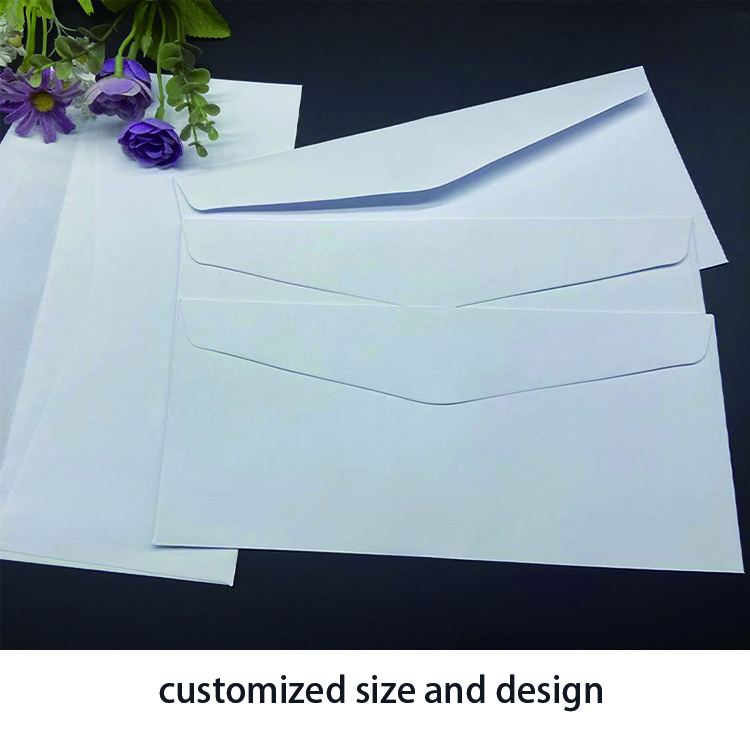White Envelope Custom Size Logo Printing Paper Envelope
