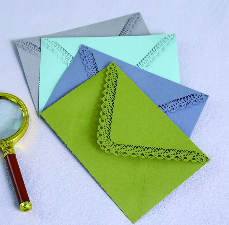 C6 Envelope Recycled Envelope Laser Cutting Gift Envelope
