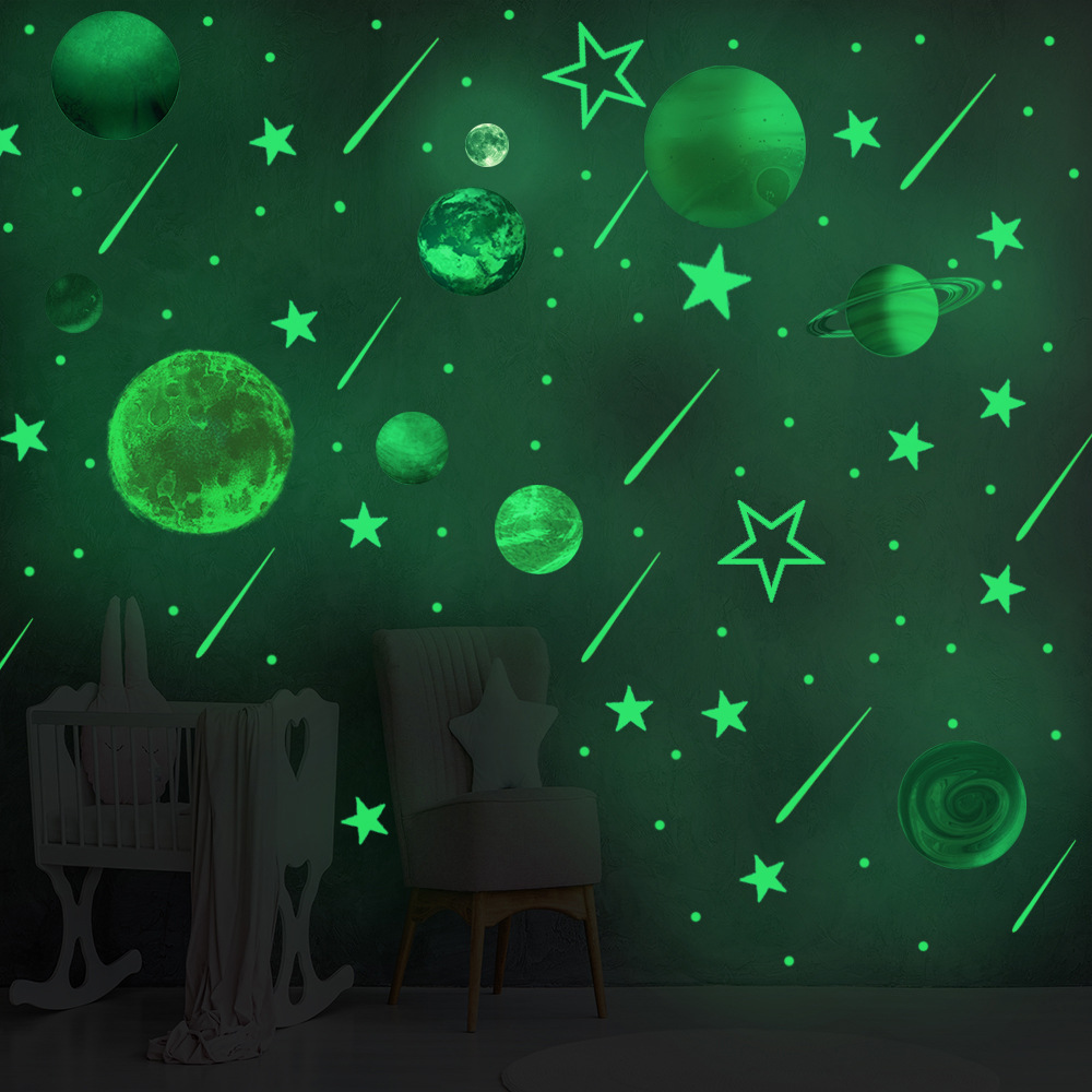 Glow in the Dark Wall Decals Glow in the Dark Galaxy Stickers Suppliers