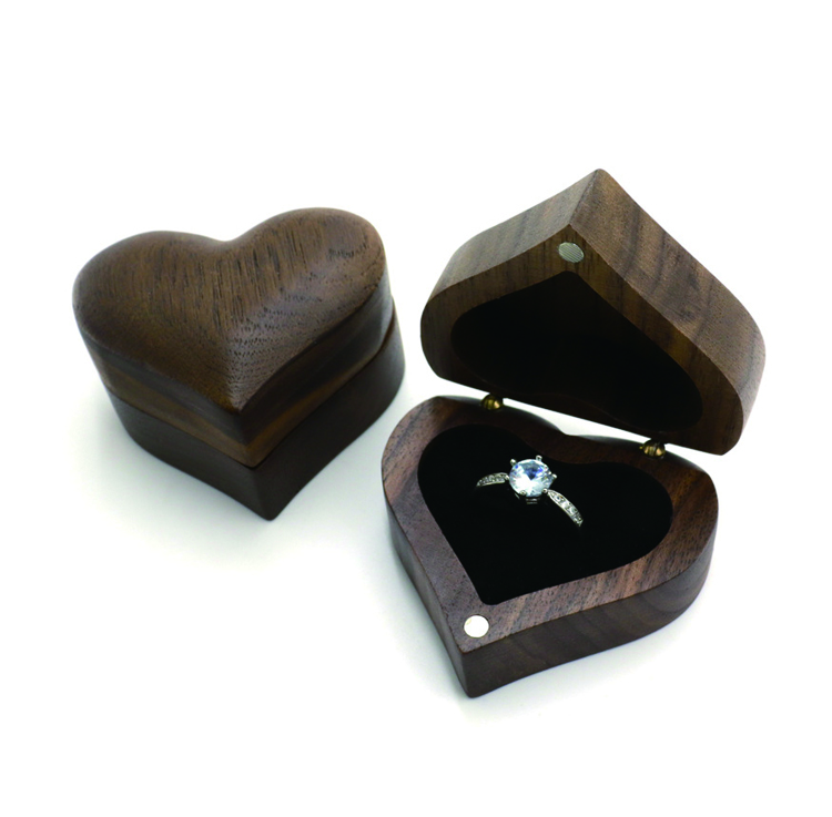 Wood Jewelry Box for Women Walnut Luxury Wood Box Custom Design