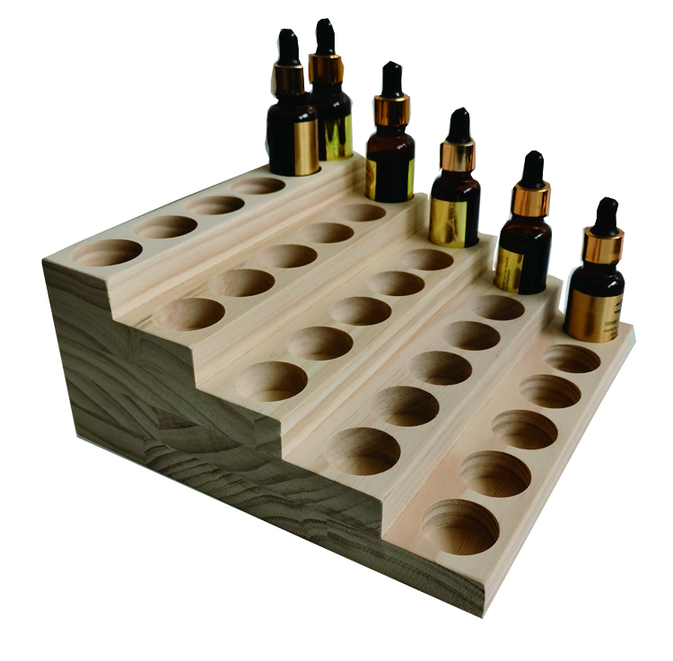 Wood Essential Oil Storage Box Beautifully Crafted Wooden Display Cases