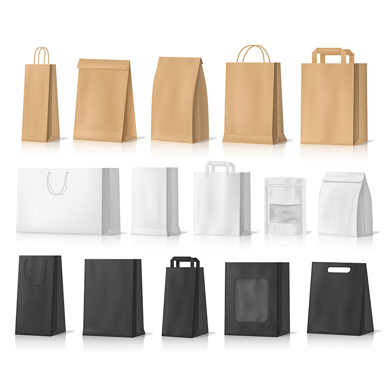 Kraft Bags Custom Logo Recyclable Hot Selling Paper Bag from China