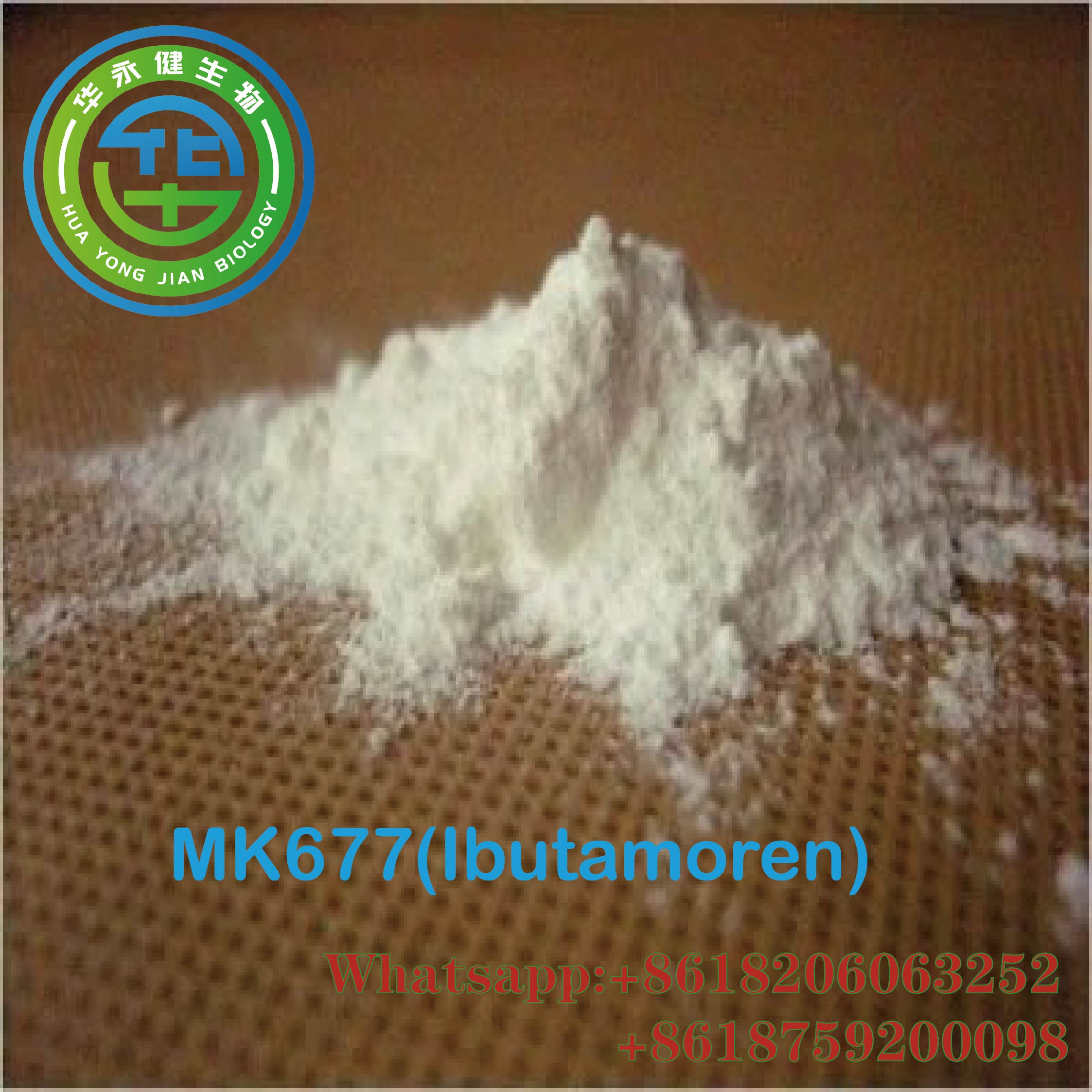 Anabolic Steroids Hormone Sarms Ibutamoren /MK 677 powder for Bodybuilding CAS 159752-10-0 