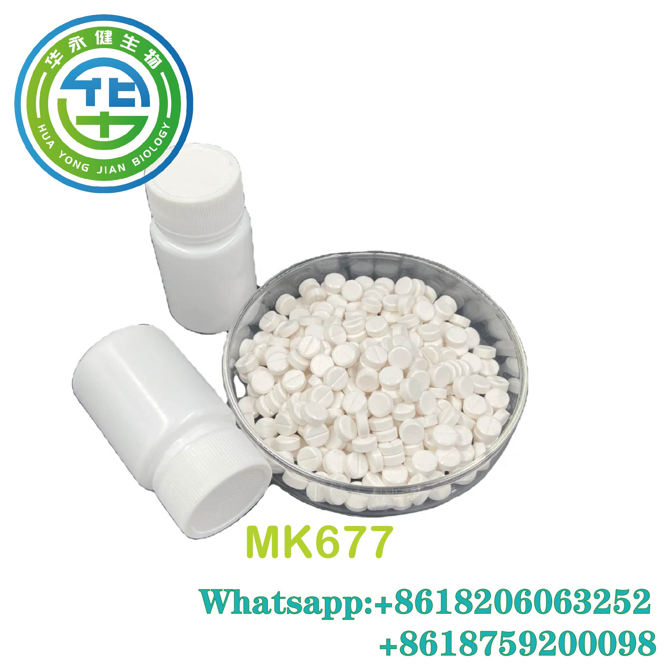 MK677,M7 10mg mesylate SARMs Raw Powder Pills Ibutamoren CAS 159634-47-6 100pcs/bottle For Women