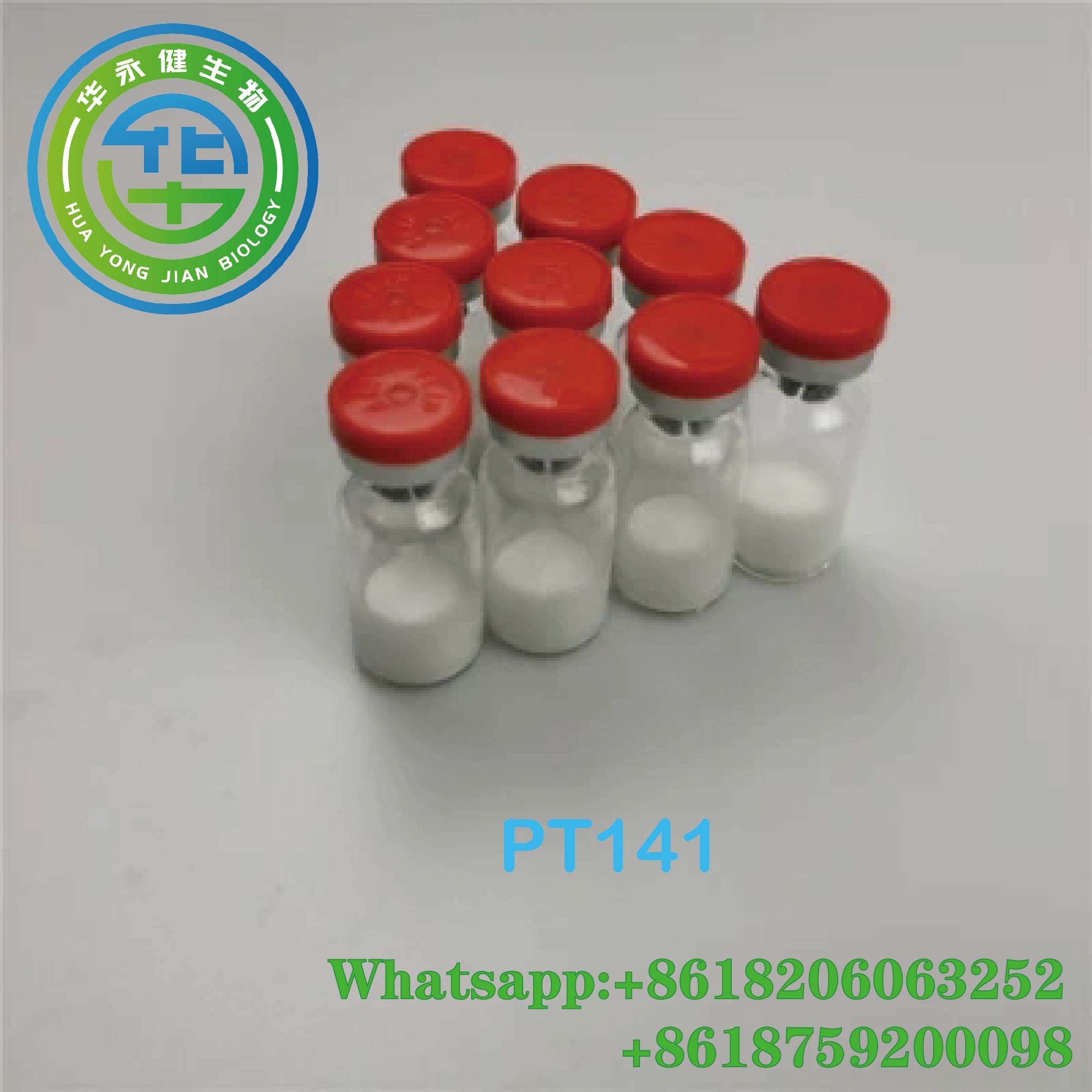 PT-141 5mg/ Vial Releasing Peptides Bremelanotide Powder for Gaining Strength
