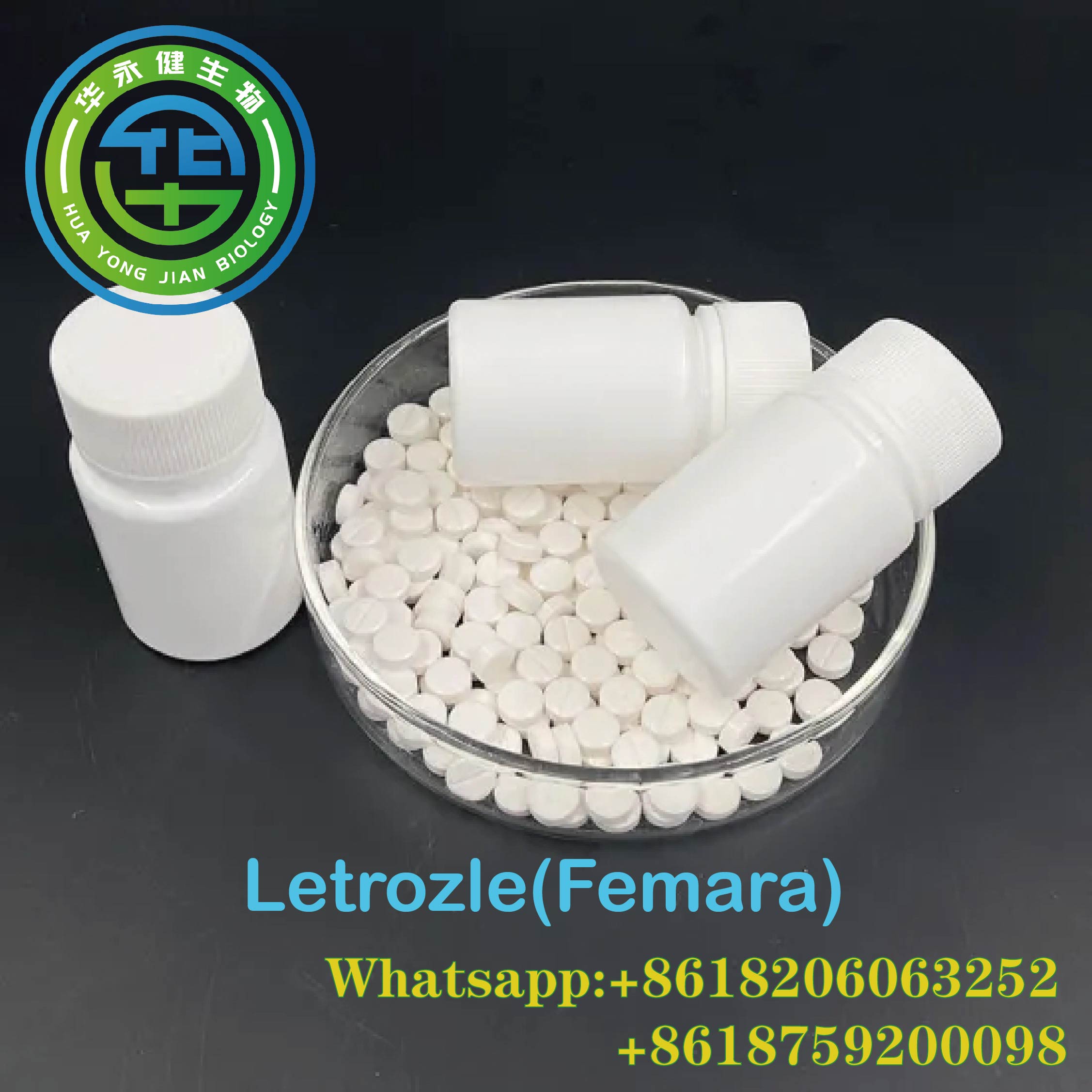 Femara 2.5mg Top Grade White Steroids Pills Letrozle 100Pic/bottle for Bodybuilding