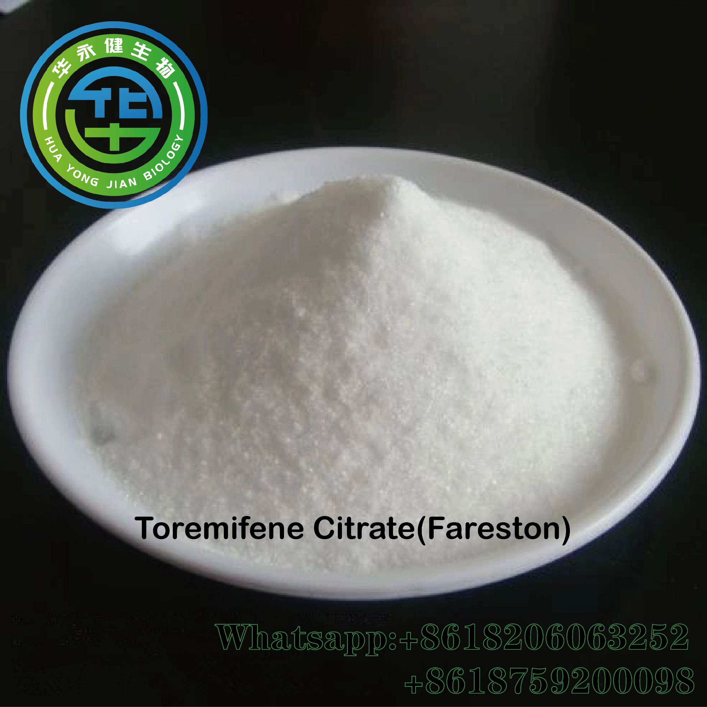 Anti Estrogen Steroids Powder Toremifene Citrate/Fareston for Increasing Muscle Endurance CAS 89778-27-8 