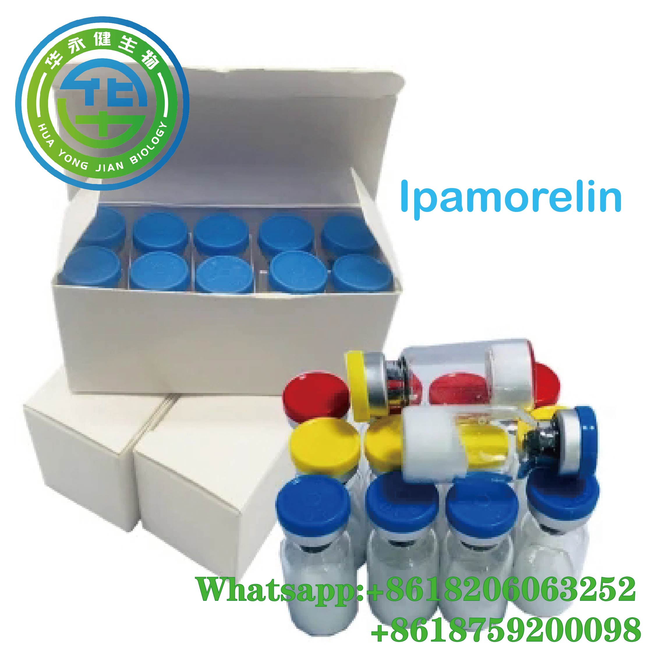 Muscle Building Peptides Supplements Ipamorelin CAS 170851-70-4 Muscle Growth Fat Burning Peptides 